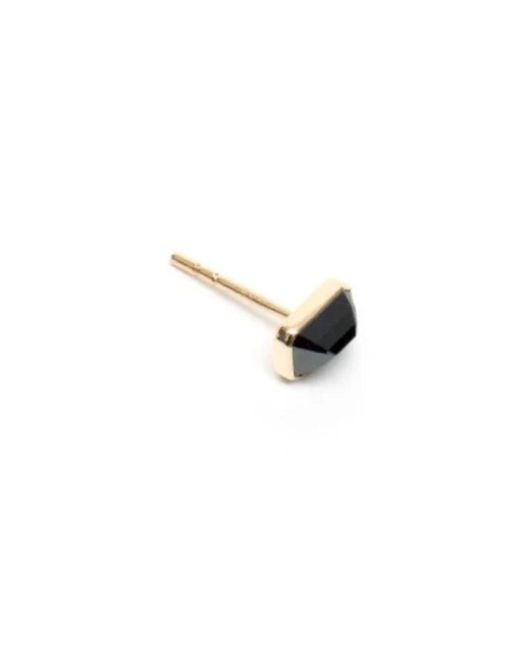 Rahul's Jewels Black Sanctum Verus Earring Single -14 Karat With Genuine Diamond