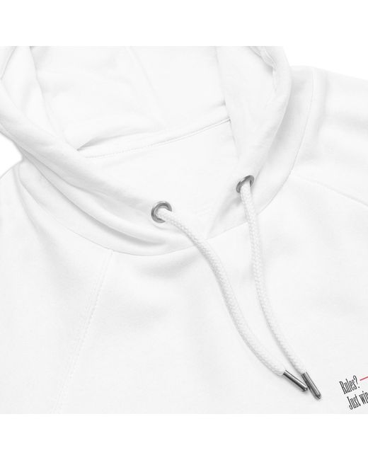 Anchor and Crew White Eight Fight Or Flight Club Editions Organic Cotton Hoodie