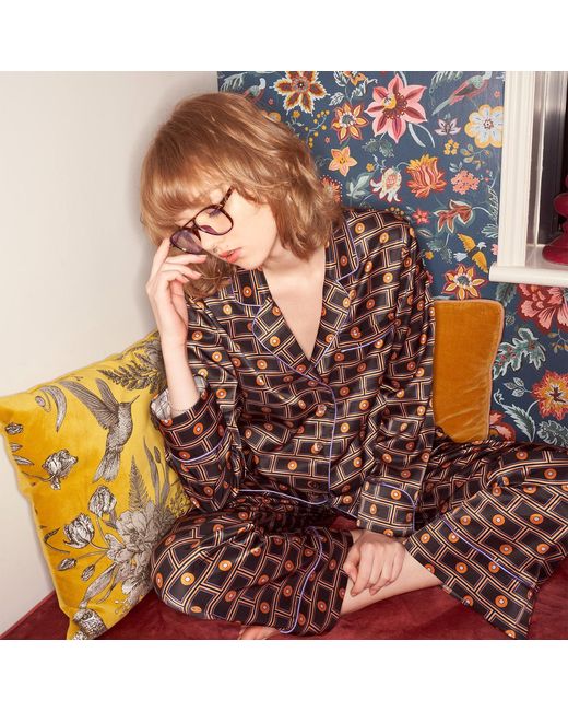 Emma Wallace Black Graeme Pj Set