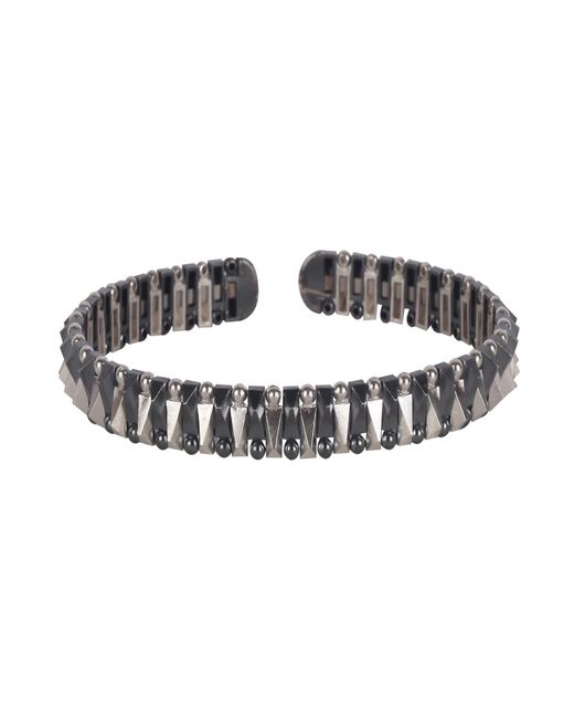 Dime Tribe Metallic Sterling Rocky Road Bracelet for men