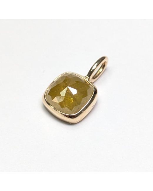 Rahul's Jewels Yellow Sanctum Haven Pendant -14 Karat With Genuine Diamond