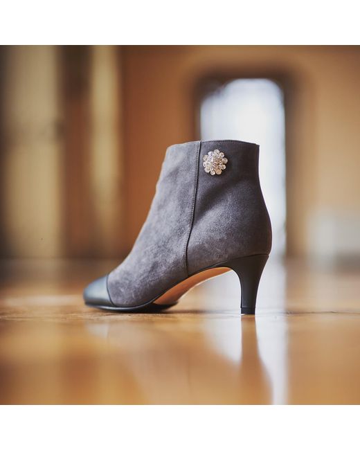 Moon D'elle Gray Eclisse Ankle Boots