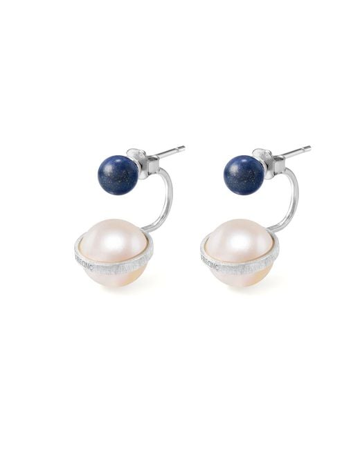 Freqnc Atelier Purple Orphic Cosmic Egg Earrings