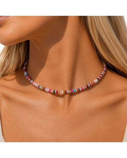 Nialaya Metallic Tourmaline Choker