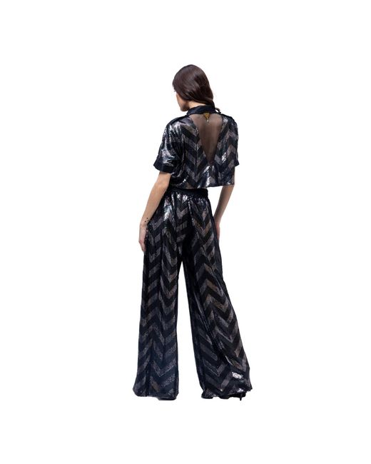 Vazaf Gray Sequin Pants