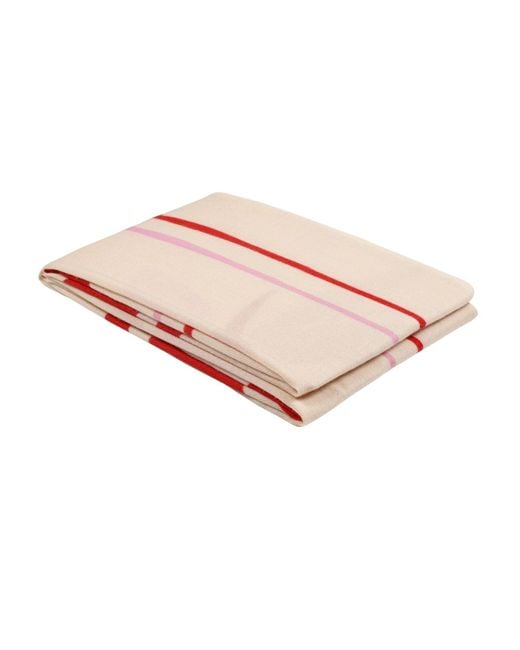 Heritagemoda Pink Neutrals Luxury Wool-Silk Scarf – Hand-Painted Ivory With & Floral Design