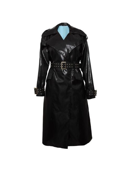 Paloma Lira Black Your Fave Trench Coat