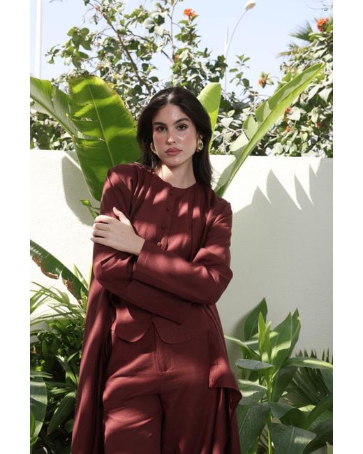 Ashita Fernandes Brown Chloe Abaya