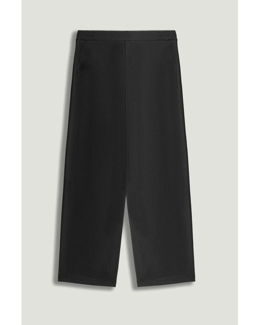 Nocturne Black Asymmetric Buckle Detail Pants