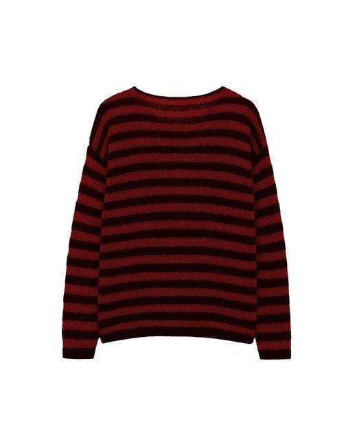 Other Uk Purple Oversized Stripe Navarro Jumper