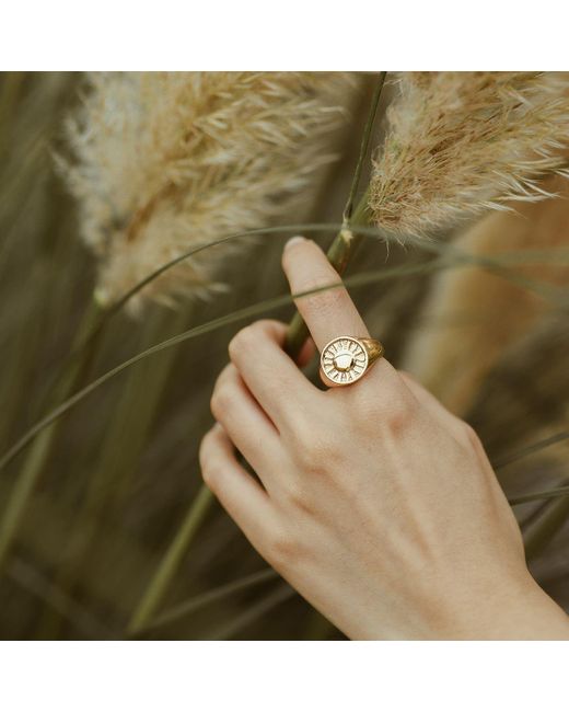 Aurozia Metallic Tarot The Sun Ring