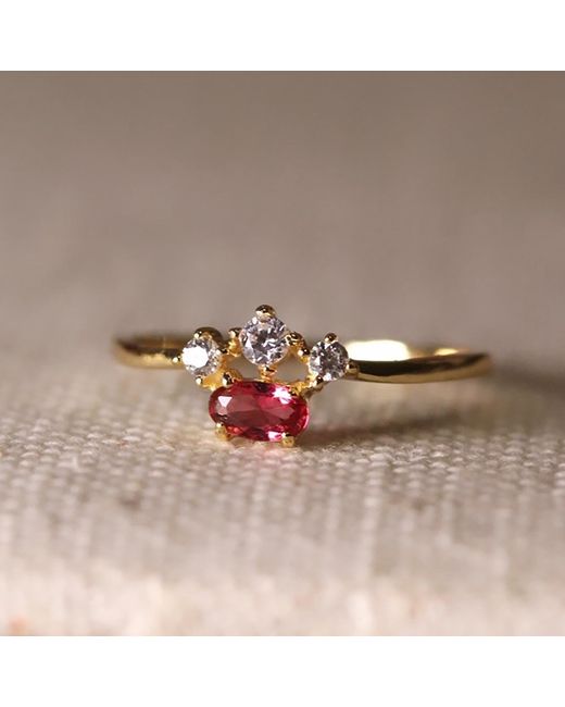 VicStoneNYC Fine Jewelry Yellow Natural Oval Cut Ruby With Natural Diamonds Ring