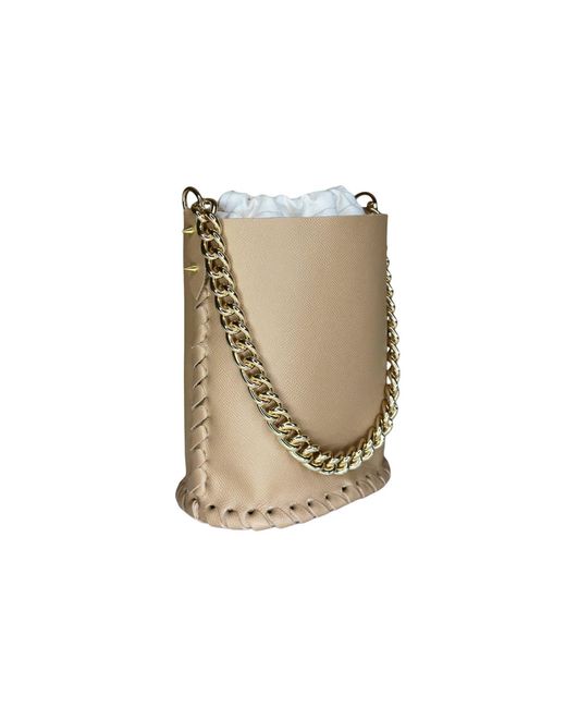 Ruj Heritage Natural Neutrals Bucket Bag Caffellatte
