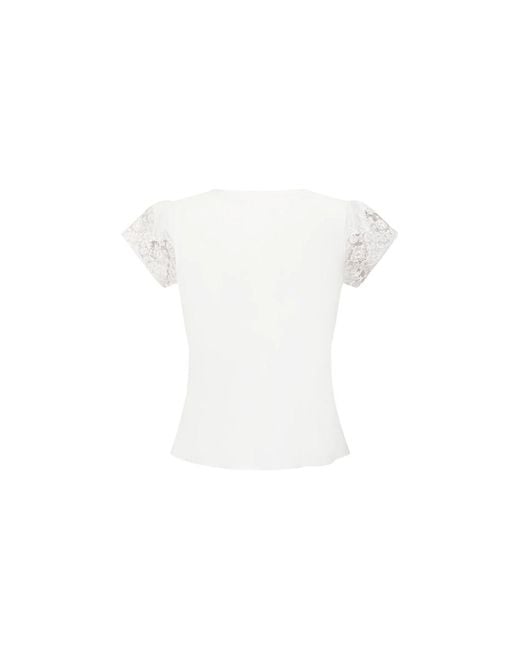 Scarlett Gasque White Jayne Top