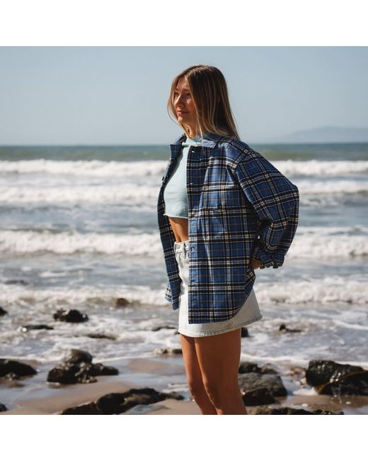 Ariko Blue Heavy Bucky Flannel for men