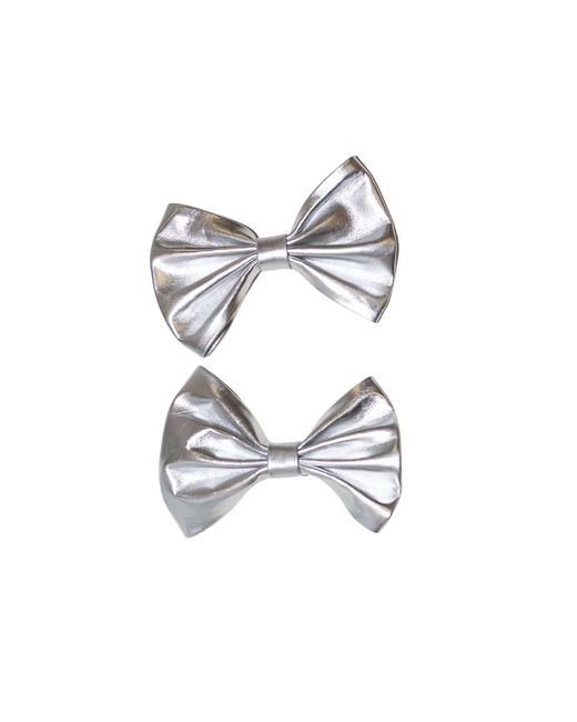 Blankens Metallic Clip On Bows