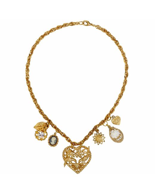 Caramel Vintage Jewellery Natural Exclusive Vintage Mother's Day Plated Charm Necklace