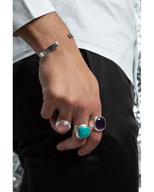 Ware Collective Purple Amethyst Statement Ring