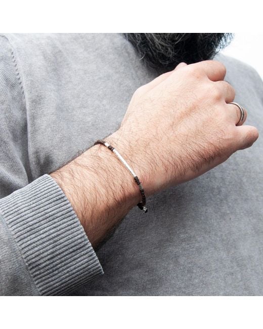 Harbour Uk Blue Little Björn Rope Bracelet for men