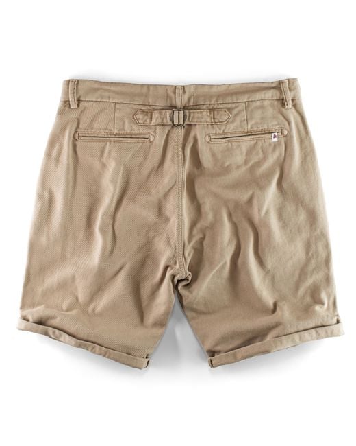 &SONS Trading Co Natural Neutrals &Sons Virgil Chino Shorts Tan for men