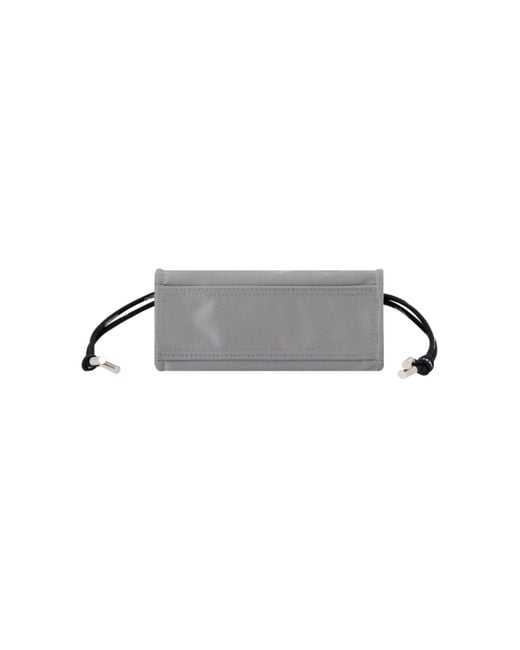 MARHEN.J Black Recycled Nylon Mini Cross Bag