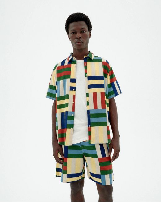Thinking Mu Green Field Tom Shirt for men