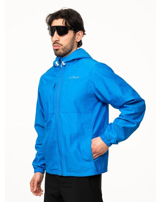 Saved Lab Blue Windbreaker for men