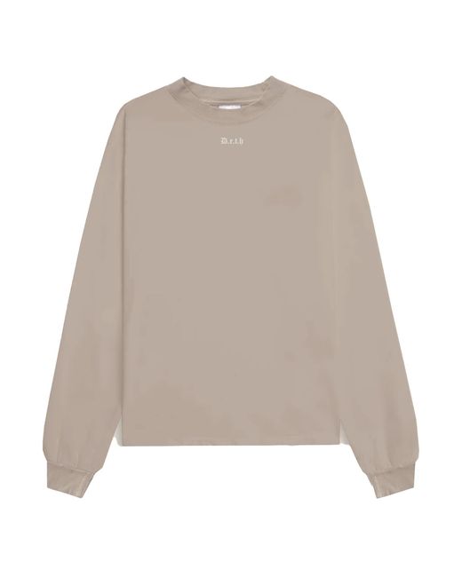 Dont Eat the Homies Gray Neutrals Deth Long Sleeve for men