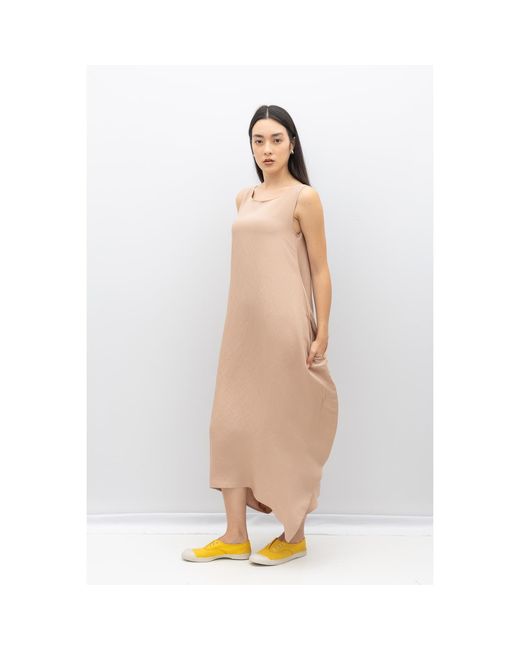 Bianca Popp Brown Neutrals Semiballoon Dress