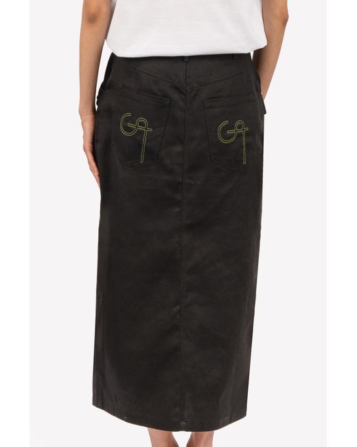 GUILLAUME ALEXANDRE Black Selena Skirt