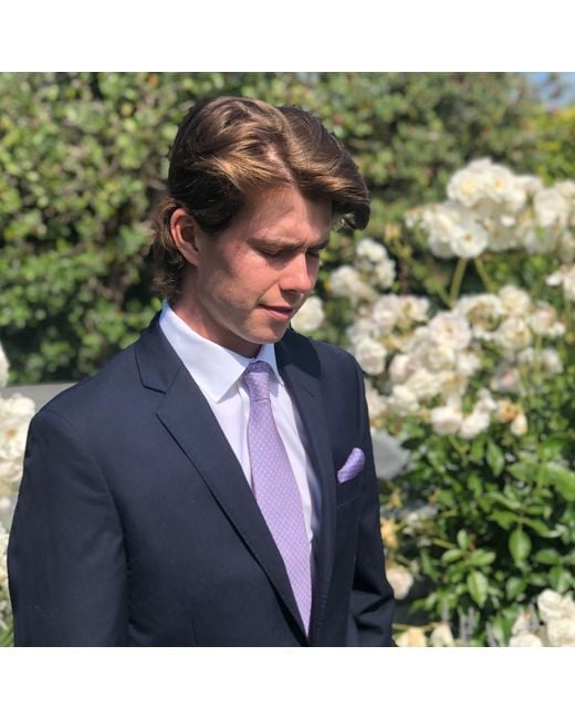 Lazyjack Press Purple Tie One On Tie for men