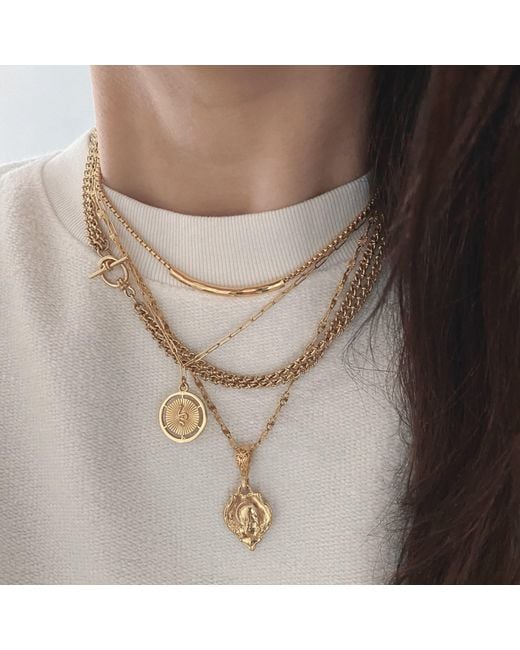 IN CAUDA VENENUM Metallic Pasiphaé Necklace