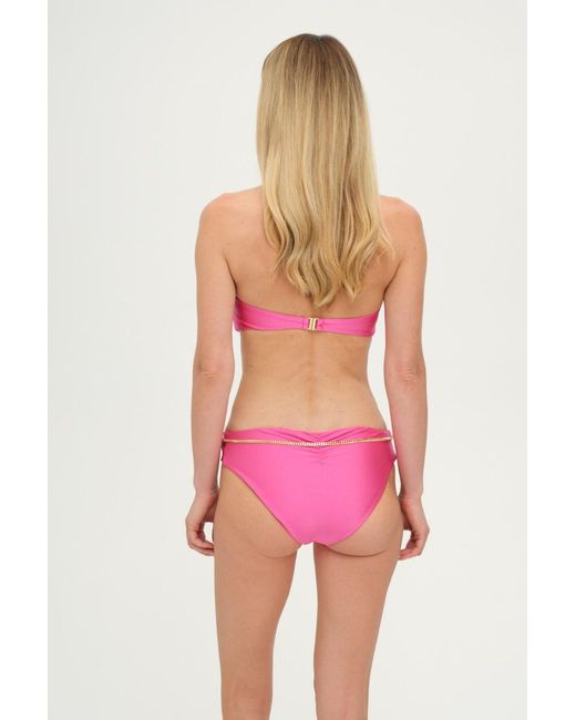 Adriana Pappas Designs Pink Riviera Bottoms With Chain Ultra