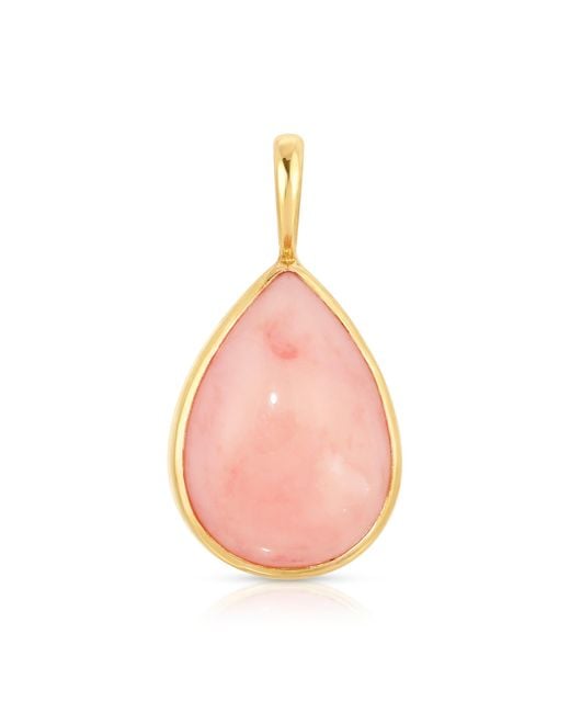 Maya Brenner Pink Opal Tear Drop Charm