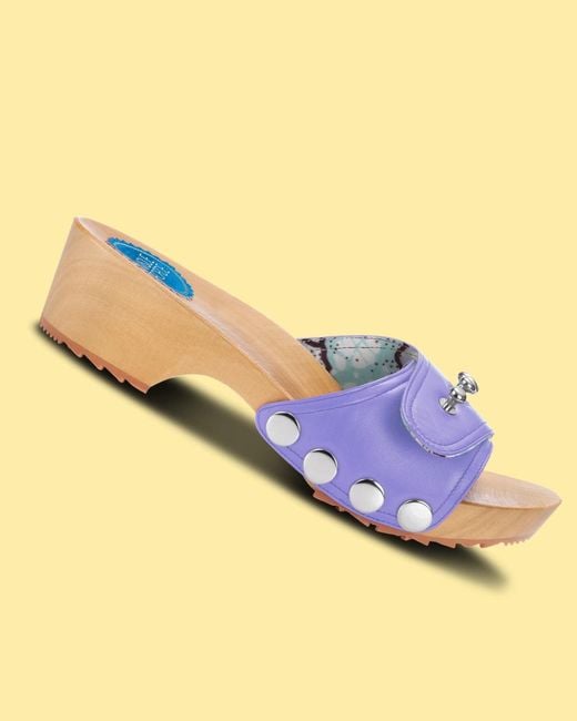 Nique Forde Blue Luna Lilac Lucille Sandals
