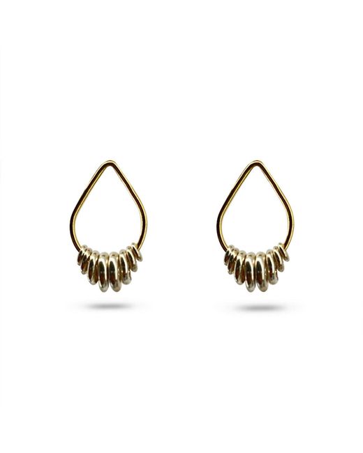 Greyewolfe Metallic Two-Tone Teardrop Waterfalls