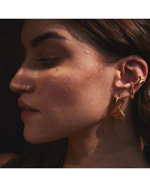 Kensho Heirlooms Metallic The Origins Of Love Hoop Earrings