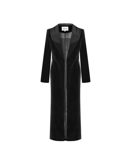 Roqaia Fashion House Black Velvet Noble
