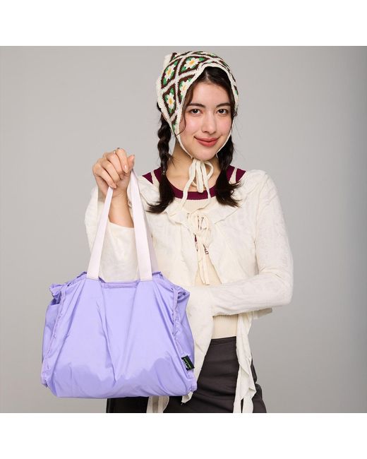 Kapture Purple Moomin And Mymble Foldable Backpack