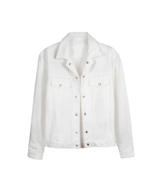 Paloma Lira White Denim Jacket for men