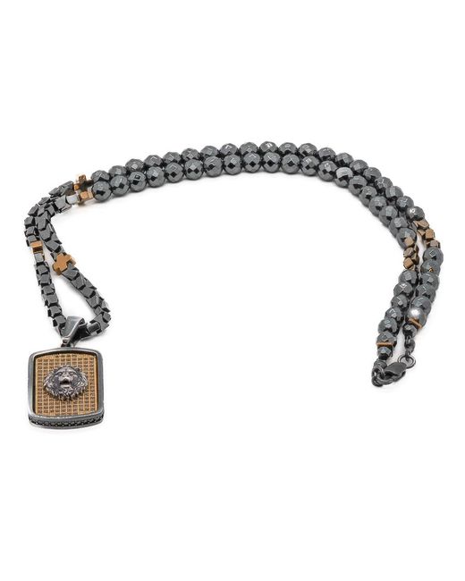 Ebru Jewelry Metallic Unique Lion Necklace for men