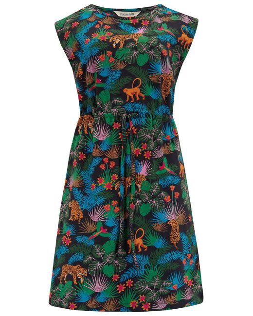 Sugarhill Green Sally Jersey Mini Dress /multi, Jungle