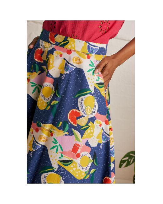 Emily and Fin Blue Sandra Picnic Party Skirt