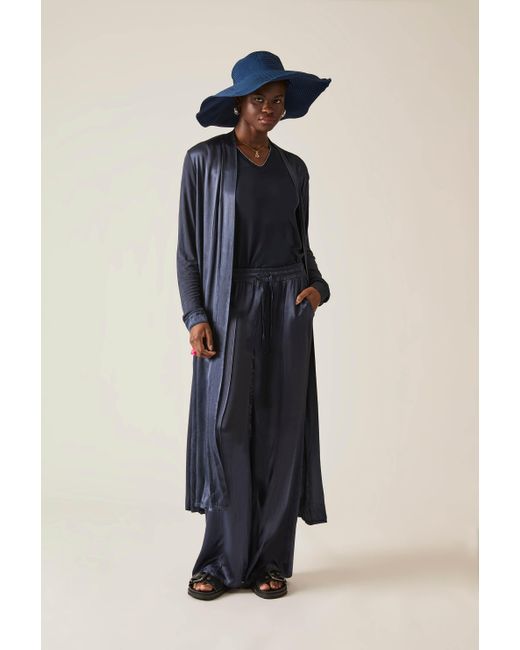 James Lakeland Blue Drawstring Trousers