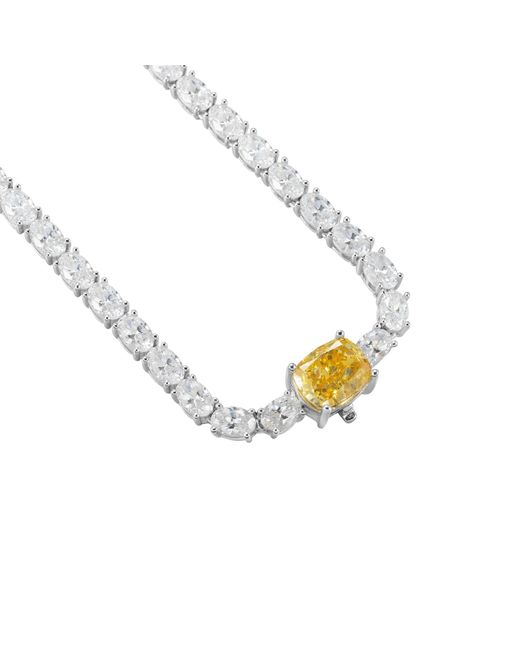 Arte Madrid White Whisper Of Love Tennis Necklace & Head Chain