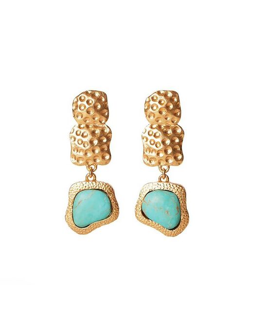 Christina Greene Metallic Waterfall Earrings