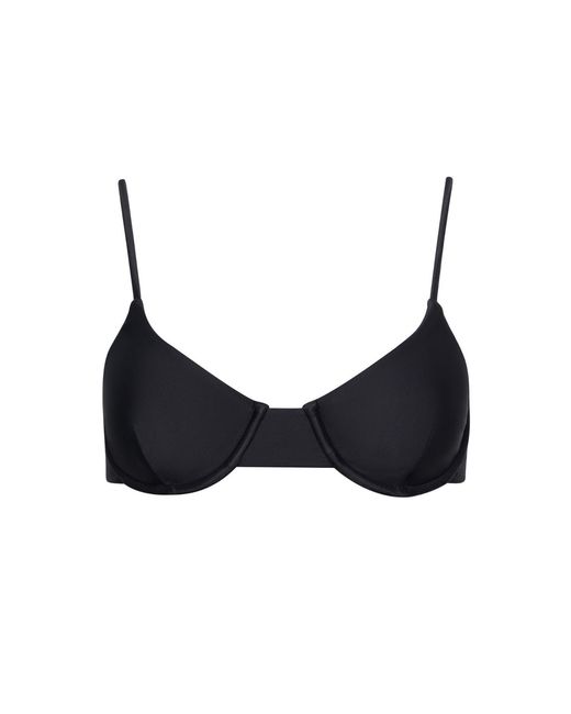 Playaluxe Black Palermo Underwire Bikini Top