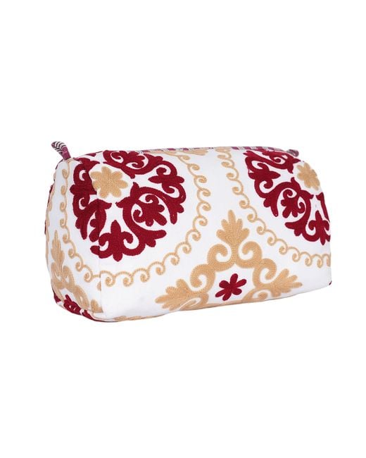 Conscious Yoga Collective Red The Suzani Three Piece Travel Set