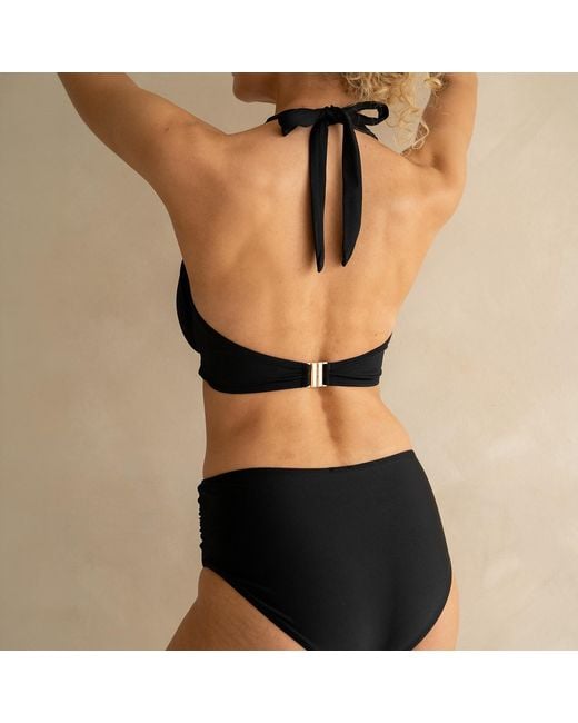 Core Swim Blue Dd+ Halter Bikini Top