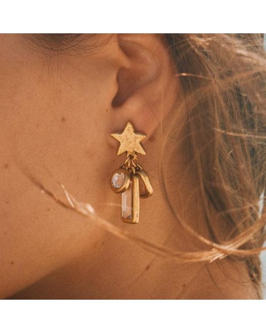 Sccollection Green Stevie Star & Heart Earrings